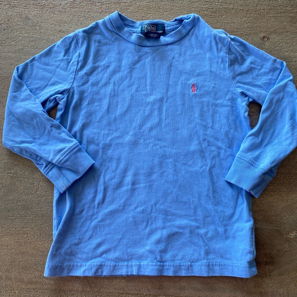 Polo by Ralph Lauren Boys Long Sleeve Tee Size 5 - CC1